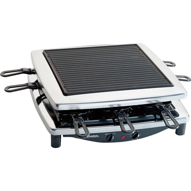 Foto van Steengrill-gourmet-raclette rc 3 plus chroom