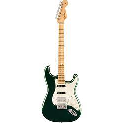 Foto van Fender player stratocaster hss mn british racing green limited edition elektrische gitaar