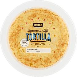 Foto van Jumbo tortilla met aardappel en ui 200g