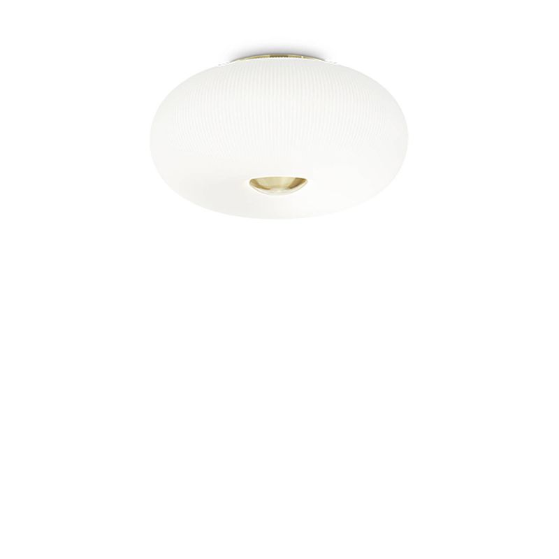 Foto van Ideal lux - arizona - plafondlamp - metaal - gx53 - wit