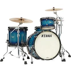 Foto van Tama ma32czbns-meb starclassic maple molten electric blue burst 3d. shellset black nickel hardware