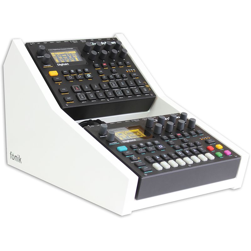 Foto van Fonik audio innovations elektron digitakt/digitone 2 tier white