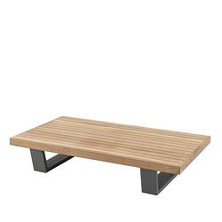 Foto van 4so - taste emerald coffee tafel teak antracite 120 x 66.5 x 24 cm