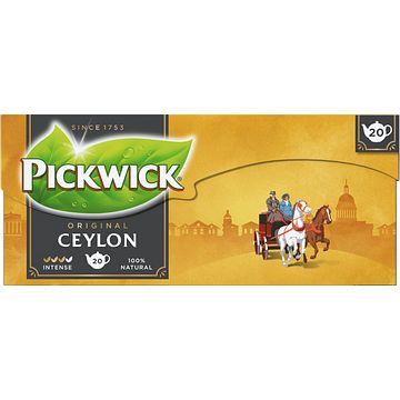 Foto van Pickwick ceylon zwarte thee voor pot 20 stuks bij jumbo