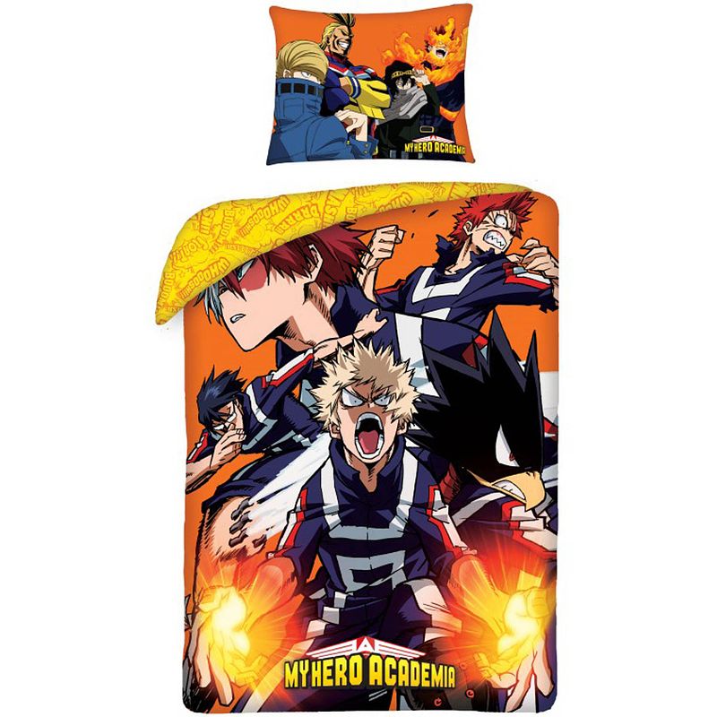 Foto van My hero academia dekbedovertrek heroes rising - eenpersoons - 140 x 200 cm - katoen