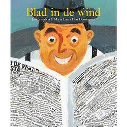 Foto van Blad in de wind