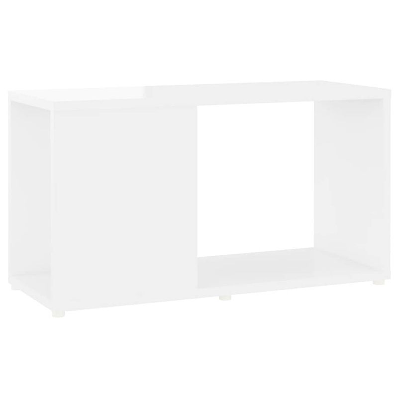 Foto van The living store televisiekast - spaanplaat - 60 x 24 x 32 cm - hoogglans wit