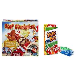 Foto van Spellenbundel - 2 stuks - stef stuntpiloot & party & skip-bo