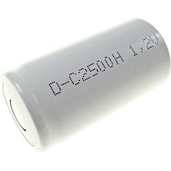 Foto van Mexcel -sc2500h speciale oplaadbare batterij c (baby) geschikt voor hoge temperaturen, flat-top nicd 1.2 v 2500 mah