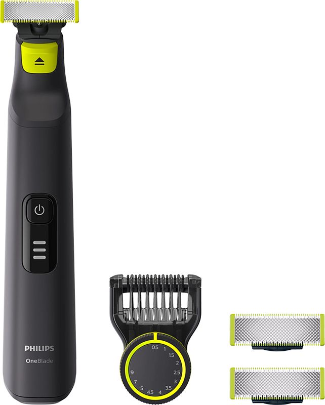 Foto van Philips oneblade pro qp6530/31 + 2 mesjes