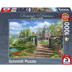 Foto van Schmidt puzzle legpuzzel idyllisch landgoed karton 1000 stukjes