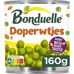 Foto van Bonduelle doperwtjes extra fijn 160g bij jumbo