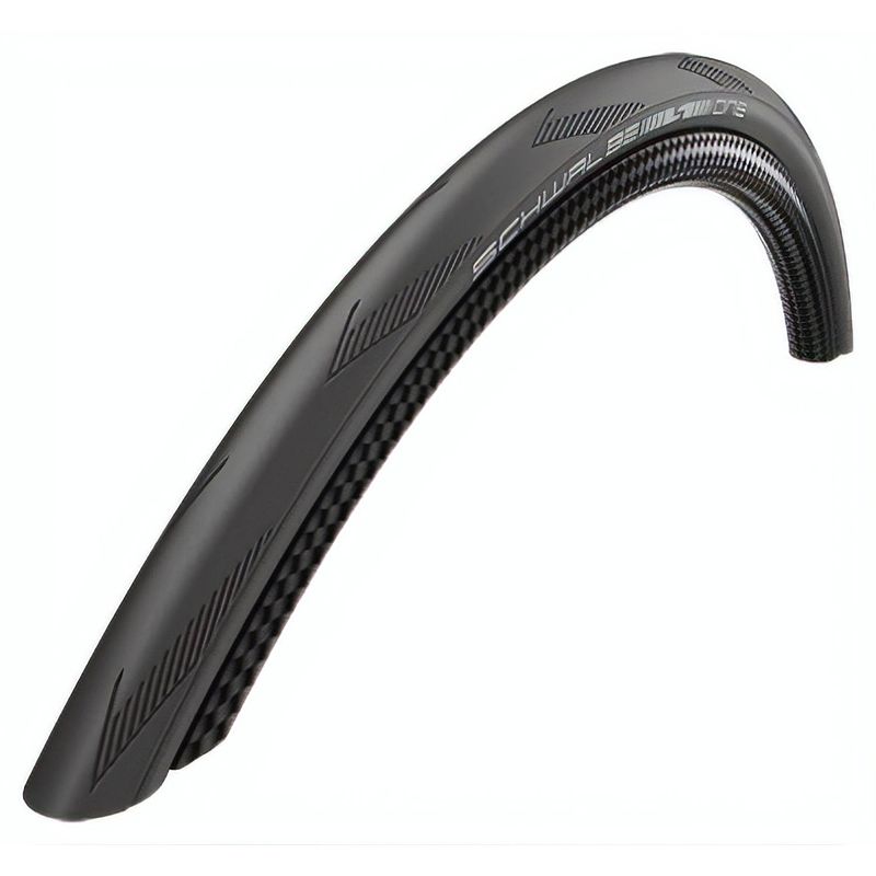 Foto van Schwalbe buitenband one tle 28 x 1.00 vouw (25-622) zwart