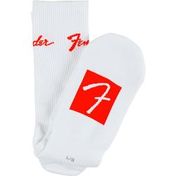 Foto van Fender logo stompsock white sokken