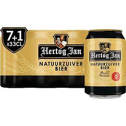 Foto van Hertog jan pilsener natuurzuiver bier blik 8 x 330ml bij jumbo