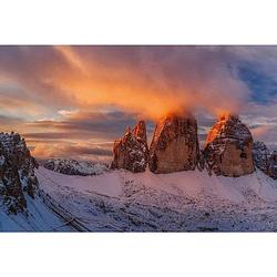 Foto van Wizard+genius mountain peaks in italy vlies fotobehang 384x260cm 8-banen