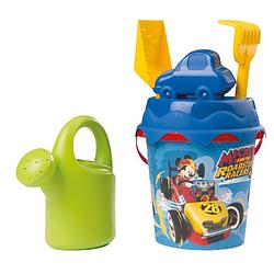 Foto van Smoby strandsetje mickey mouse jongens 17 cm blauw/groen 5-delig