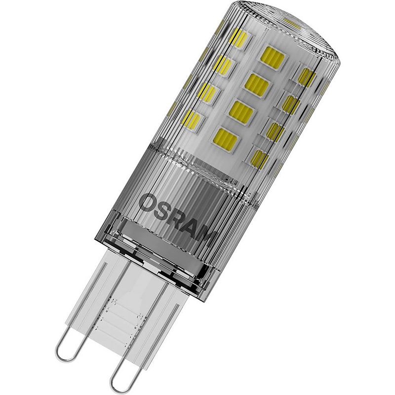 Foto van Osram 4058075432246 led-lamp energielabel e (a - g) g9 ballon 4 w = 40 w warmwit (ø x l) 18 mm x 59 mm 1 stuk(s)