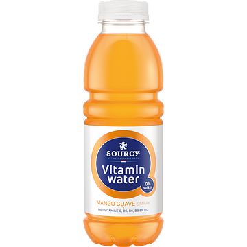 Foto van Sourcy vitamin water mango guave smaak 0, 5l bij jumbo