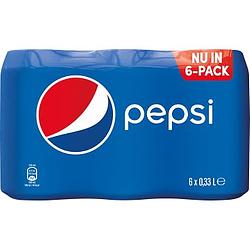 Foto van Pepsi cola blik 6pack 330ml bij jumbo