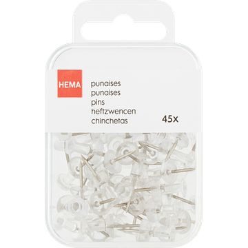 Foto van Hema punaises 45 stuks bij jumbo