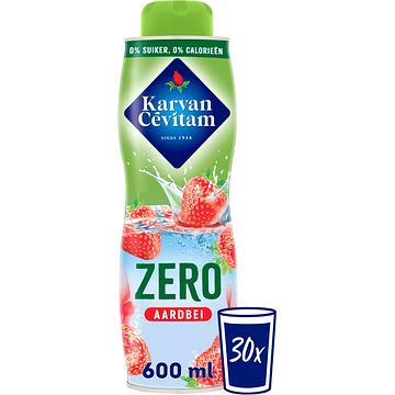 Foto van Karvan cevitam zero aardbei siroop 600ml bij jumbo