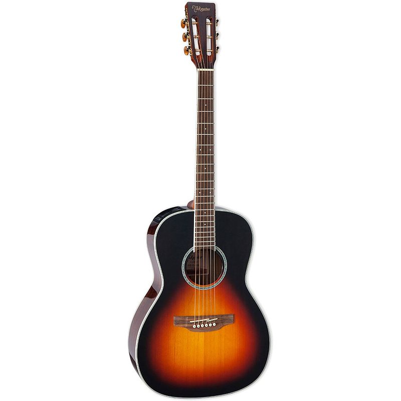 Foto van Takamine gy51e brown sunburst elektrisch-akoestische westerngitaar