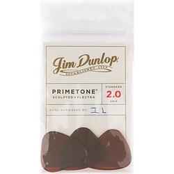 Foto van Dunlop primetone standard grip pick 2.00mm plectrumset (12 stuks)