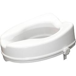 Foto van Aidapt verhoogde toiletbril wit - 5 cm