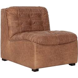 Foto van Must living lounge chair liberty,75x67x85 cm, buffalo leather cognac