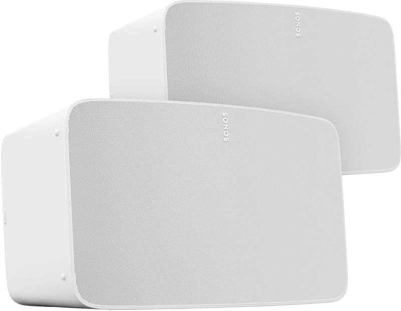 Foto van Sonos five duo pack wit