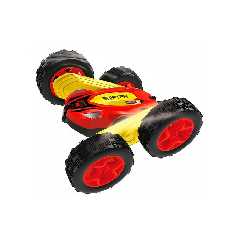 Foto van Jamara rc shifter stuntcar jongens 2,4 ghz 16cm rood/geel