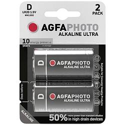 Foto van D batterij (mono) agfaphoto ultra lr20 alkaline 1.5 v 2 stuk(s)