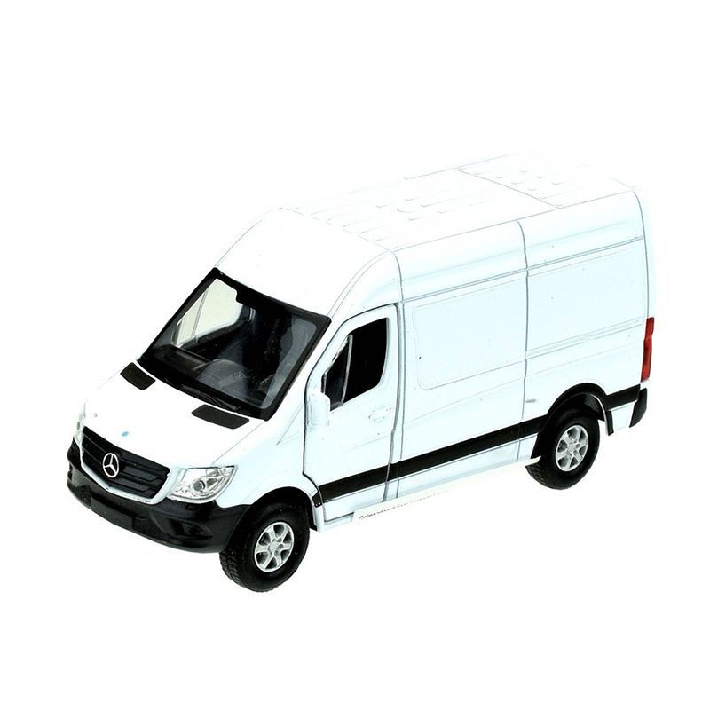 Foto van Modelauto mercedes benz sprinter wit 1:34