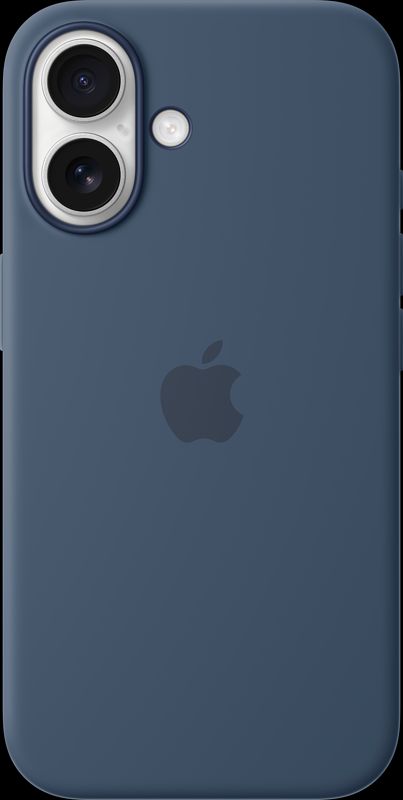 Foto van Apple iphone 16 back cover met magsafe denim