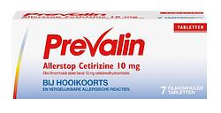 Foto van Prevalin allerstop cetirizine 10 mg tabletten bij hooikoorts, 7 stuks bij jumbo