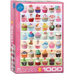 Foto van Eurographics puzzel cupcake celebration - 1000 stukjes