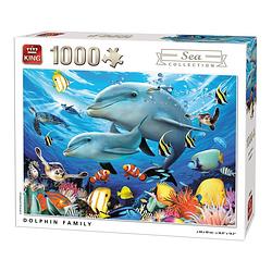 Foto van King legpuzzel dolfijnen 1000 stukjes