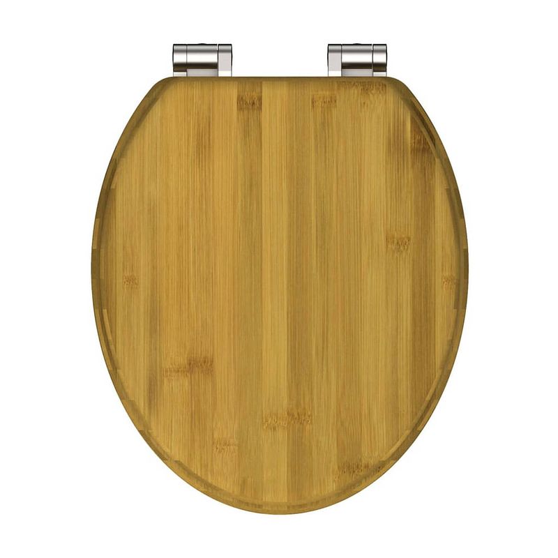 Foto van Schütte toiletbril dark bamboo