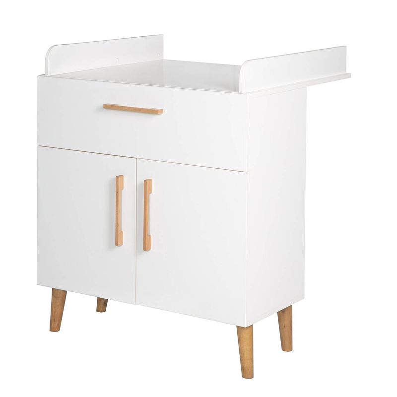 Foto van Roba commode mick 91 x 93 cm hout wit