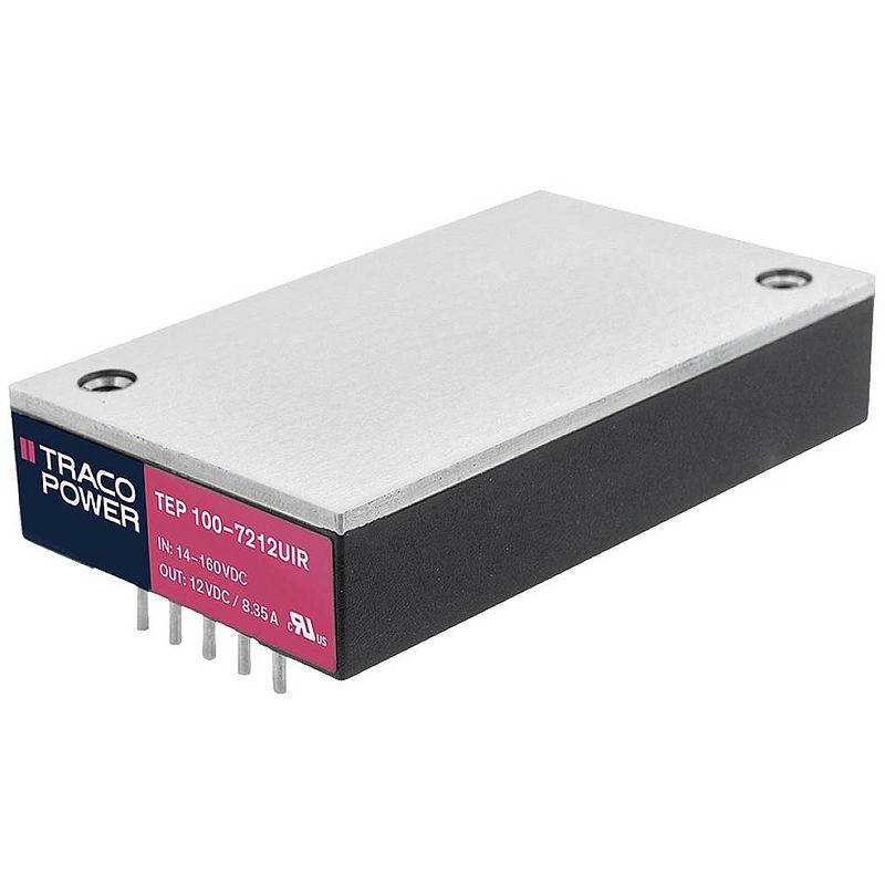 Foto van Tracopower dc/dc-converter, print 110 v/dc 12 v/dc 8350 ma 100 w aantal uitgangen: 1 x