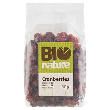 Foto van Bio nature cranberries 250g bij jumbo
