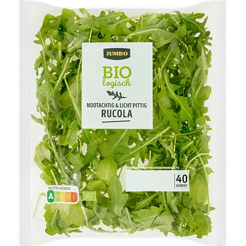 Foto van Jumbo biologische gewassen rucola 40g