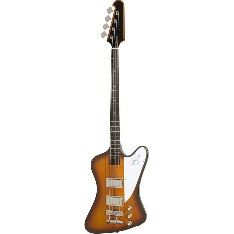 Foto van Epiphone thunderbird 's60s bass tobacco sunburst elektrische basgitaar