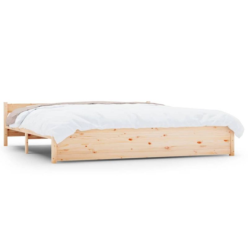 Foto van Vidaxl bedframe massief hout 180x200 cm super king size