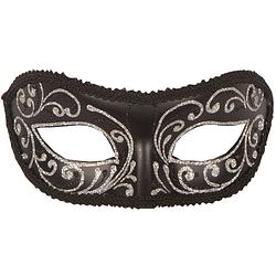 Foto van Venetiaans oogmasker - zilver/goud - voor volwassenen  - verkleedmaskers