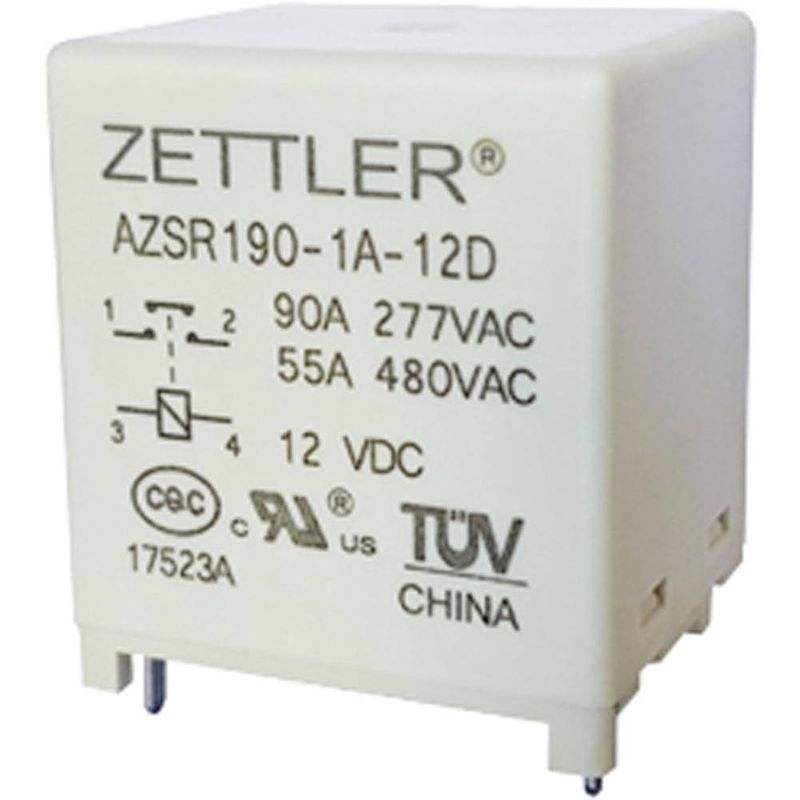 Foto van Zettler electronics zettler electronics printrelais 24 v/dc 100 1x no 1 stuk(s)