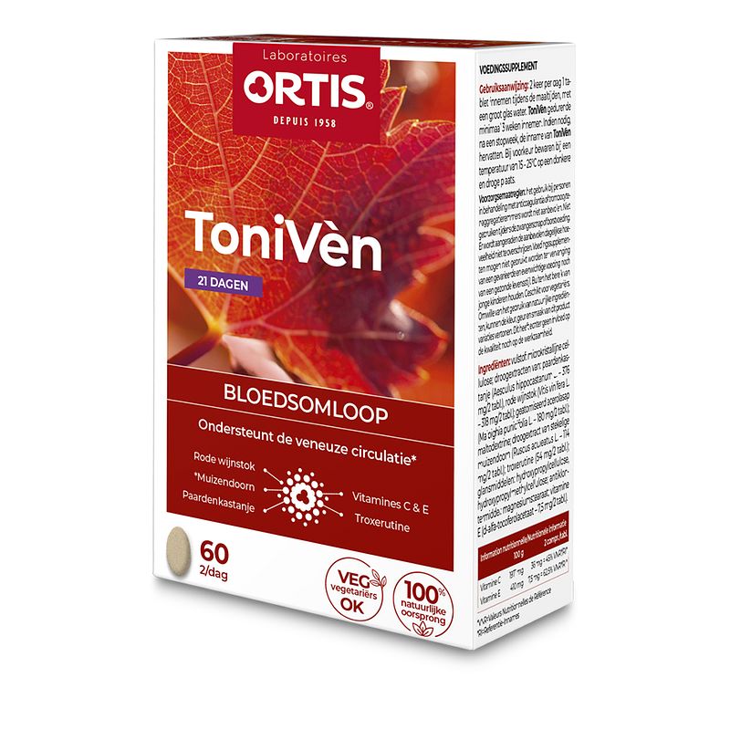 Foto van Ortis tonivèn tabletten