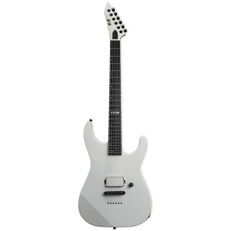 Foto van Esp e-ii m-i thru nt snow white elektrische gitaar met koffer