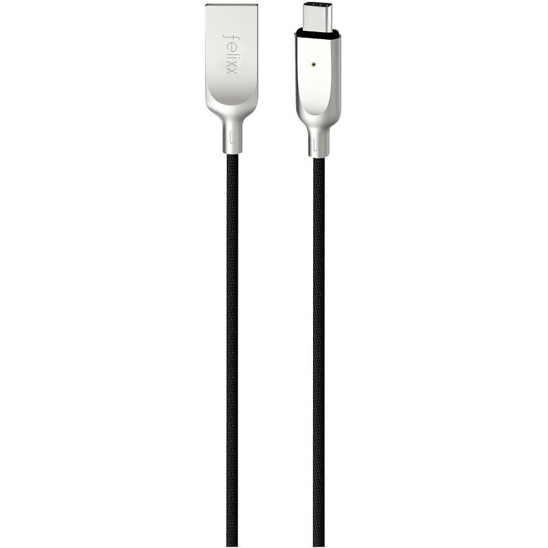 Foto van Felixx premium mobiele telefoon kabel [1x usb-stekker - 1x usb-c stekker]